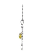 Colar Granulado em Ouro 14k com Diamantes Naturais – Modelo 3