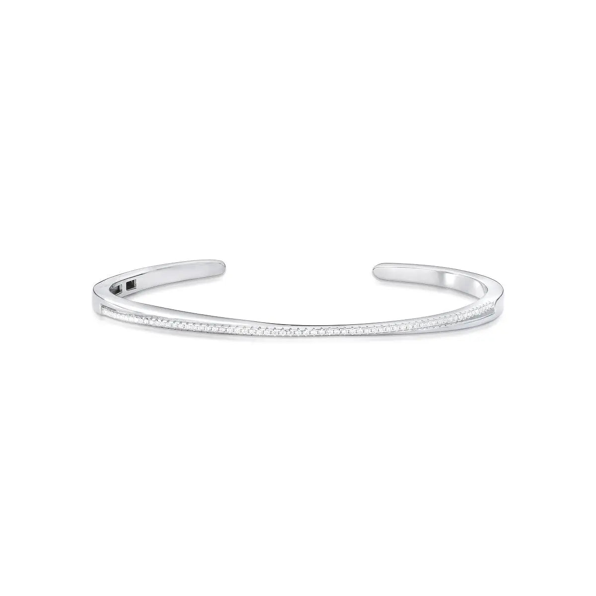 Bracelete de Prata 925 Uma Fileira em Zircônias