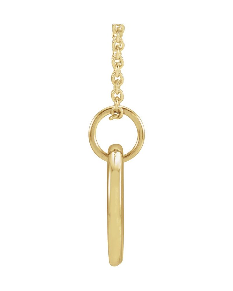 Colar para Gravação Cravejado em Ouro 14k com Diamantes Naturais – Modelo 7