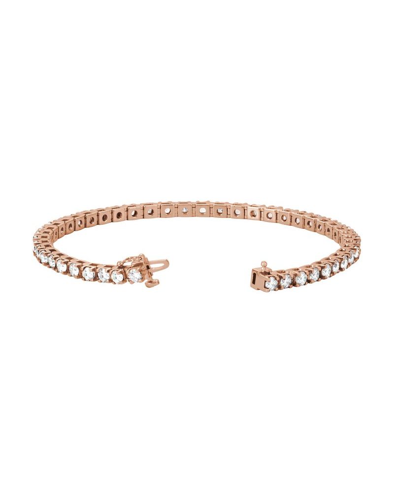 Pulseira Riviera em Ouro 14k com Diamantes Naturais – Modelo 28