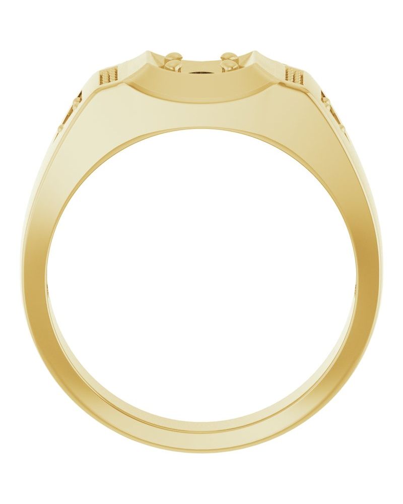 Anel Cravejado em Ouro 14k com Diamantes Naturais – Modelo 25