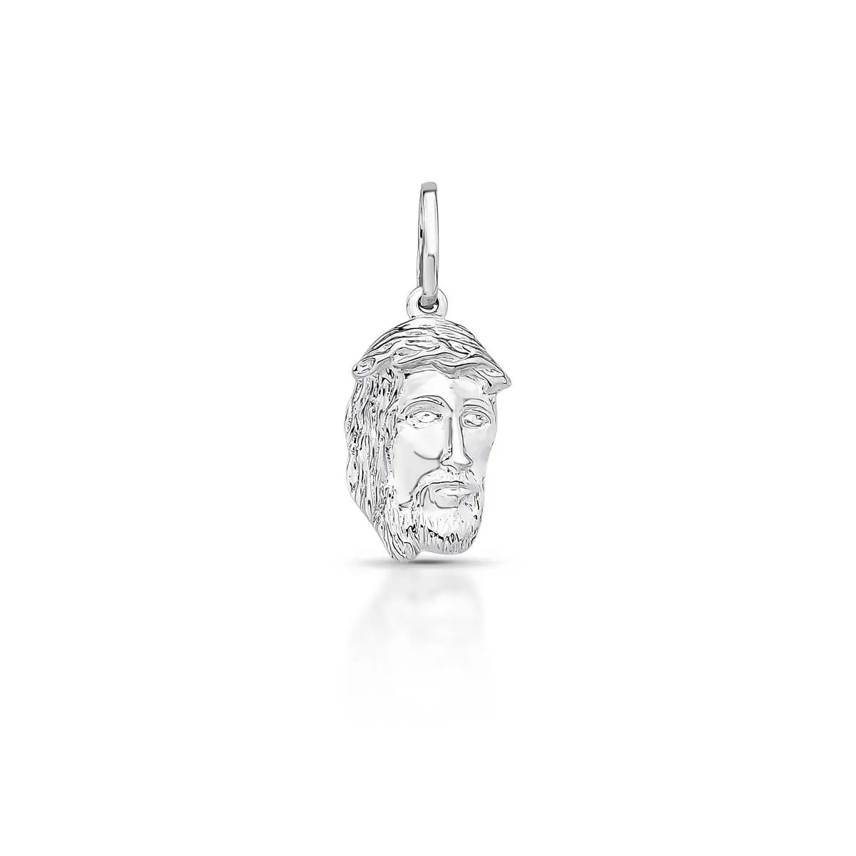 Pingente de Prata 925 com a Face de Jesus