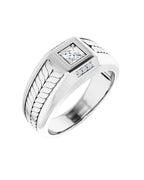 Anel Cravejado em Ouro 14k com Diamantes Naturais – Modelo 26