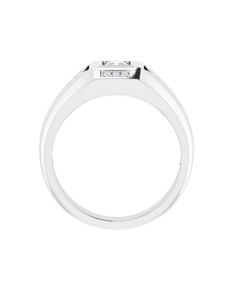 Anel Cravejado em Ouro 14k com Diamantes Naturais – Modelo 26