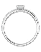Anel Cravejado Empilhável em Ouro 14k com Diamantes Naturais – Modelo 25