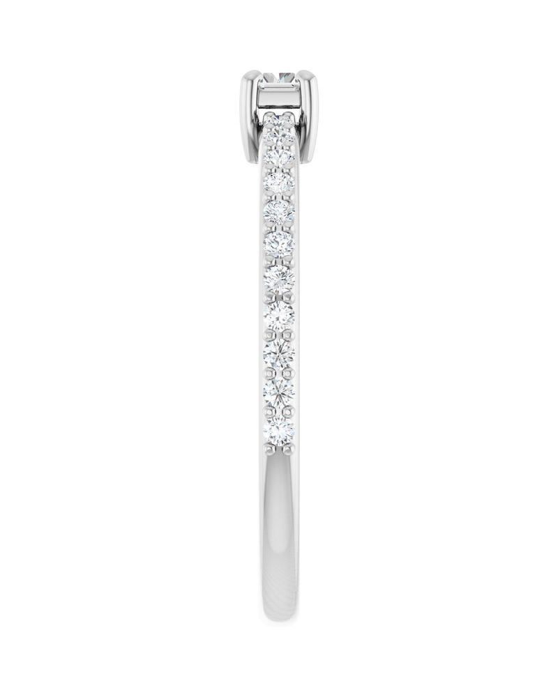 Anel Cravejado Empilhável em Ouro 14k com Diamantes Naturais – Modelo 25