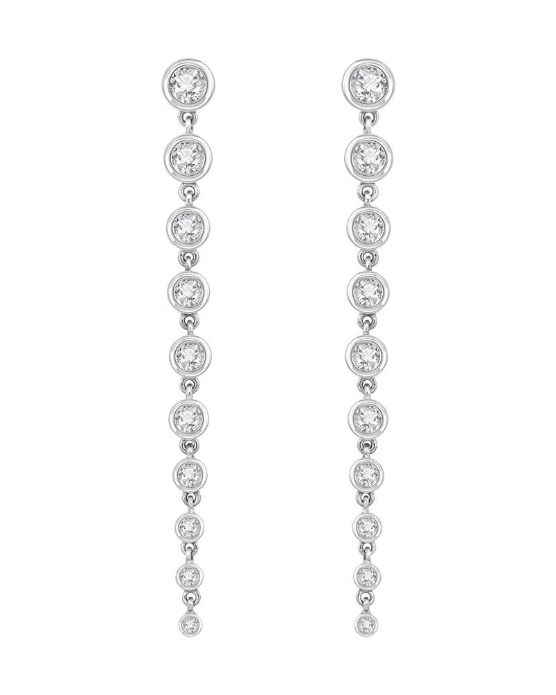 Brinco em Ouro 14k com Diamantes de Laboratório – Modelo 2