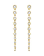Brinco em Ouro 14k com Diamantes de Laboratório – Modelo 2
