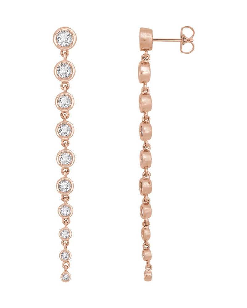 Brinco em Ouro 14k com Diamantes de Laboratório – Modelo 2