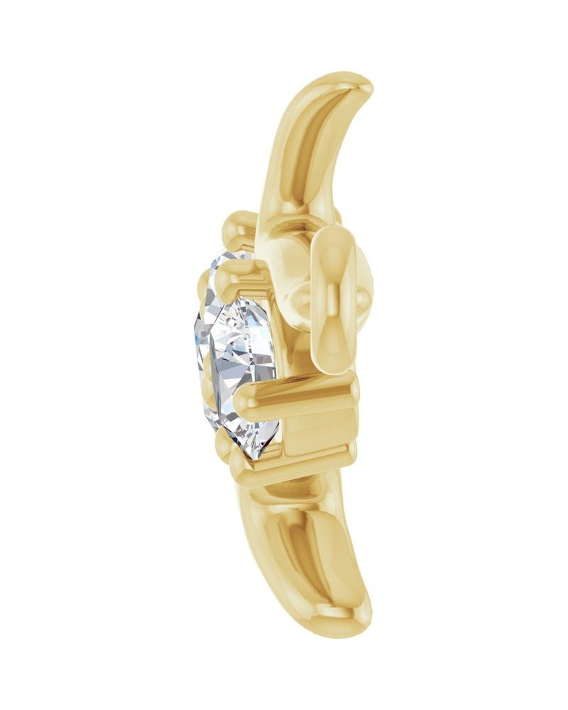 Colar Família Galho em Ouro 14k com Diamantes de Laboratório