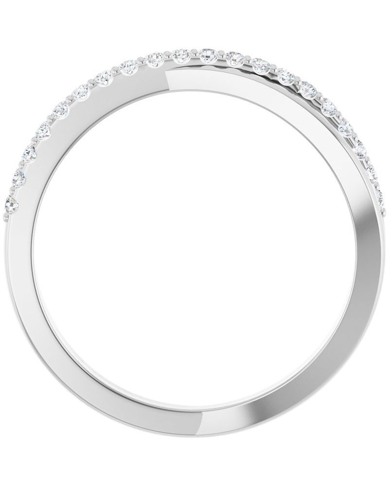 Anel Entrelaçado em Ouro 14k com Diamantes Naturais – Modelo 8