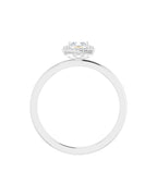 Anel Halo em Ouro 14k com Diamantes Naturais – Modelo 5