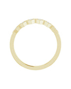 Anel Empilhável em Ouro 14k com Diamantes Naturais – Modelo 29