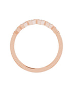 Anel Empilhável em Ouro 14k com Diamantes Naturais – Modelo 29