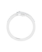 Anel Bypass em Ouro 14k com Diamantes Naturais – Modelo 9
