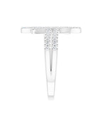 Anel Bypass em Ouro 14k com Diamantes Naturais – Modelo 9