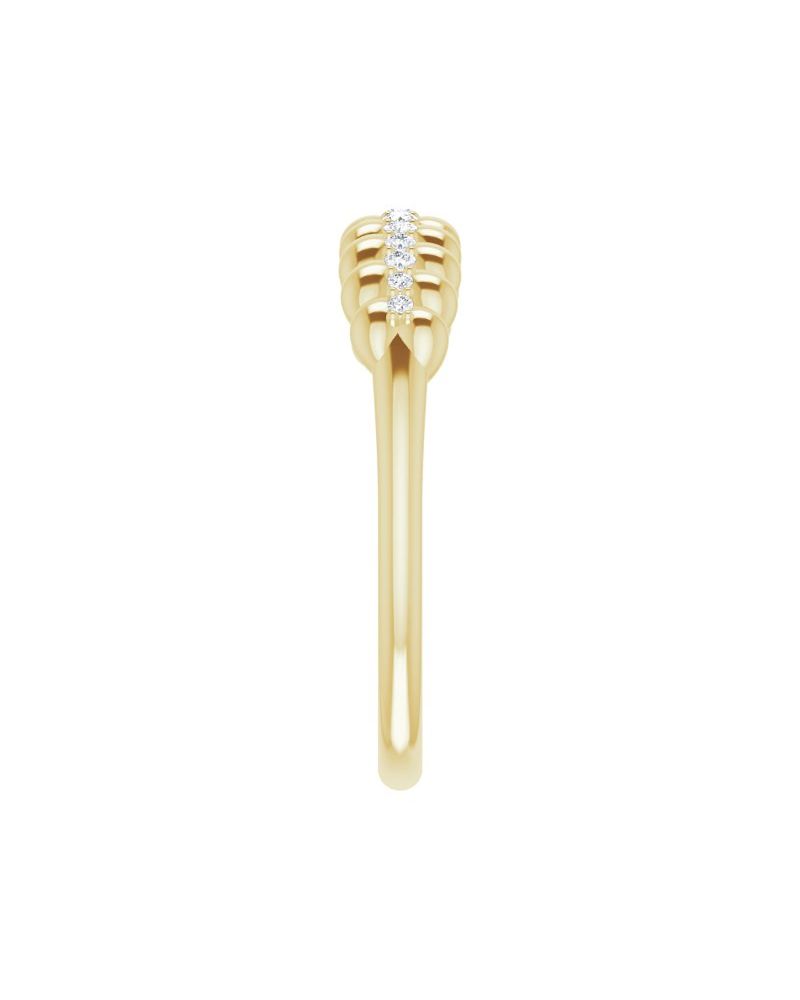 Anel Cravejado em Ouro 14k com Diamantes Naturais – Modelo 24