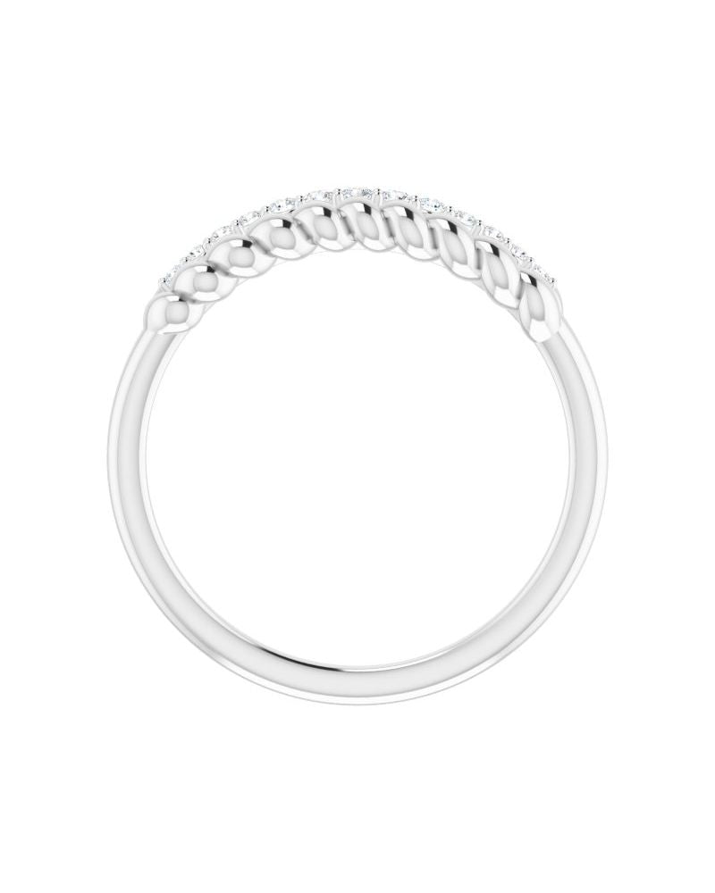 Anel Cravejado em Ouro 14k com Diamantes Naturais – Modelo 24