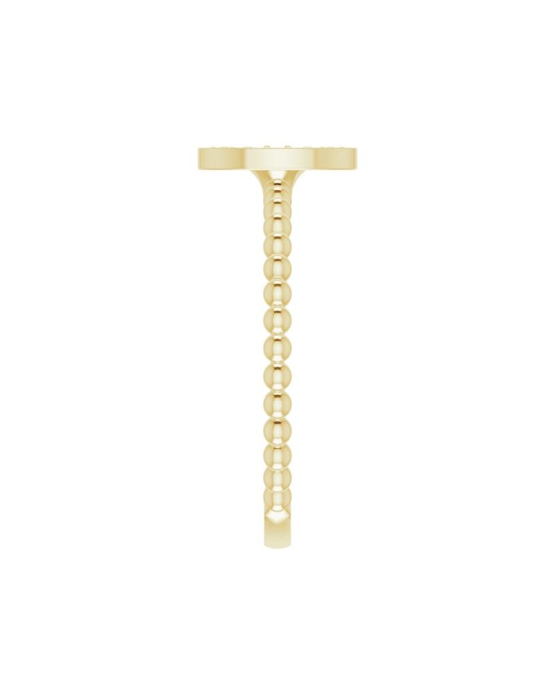 Anel Cluster em Ouro 14k com Diamantes Naturais – Modelo 4