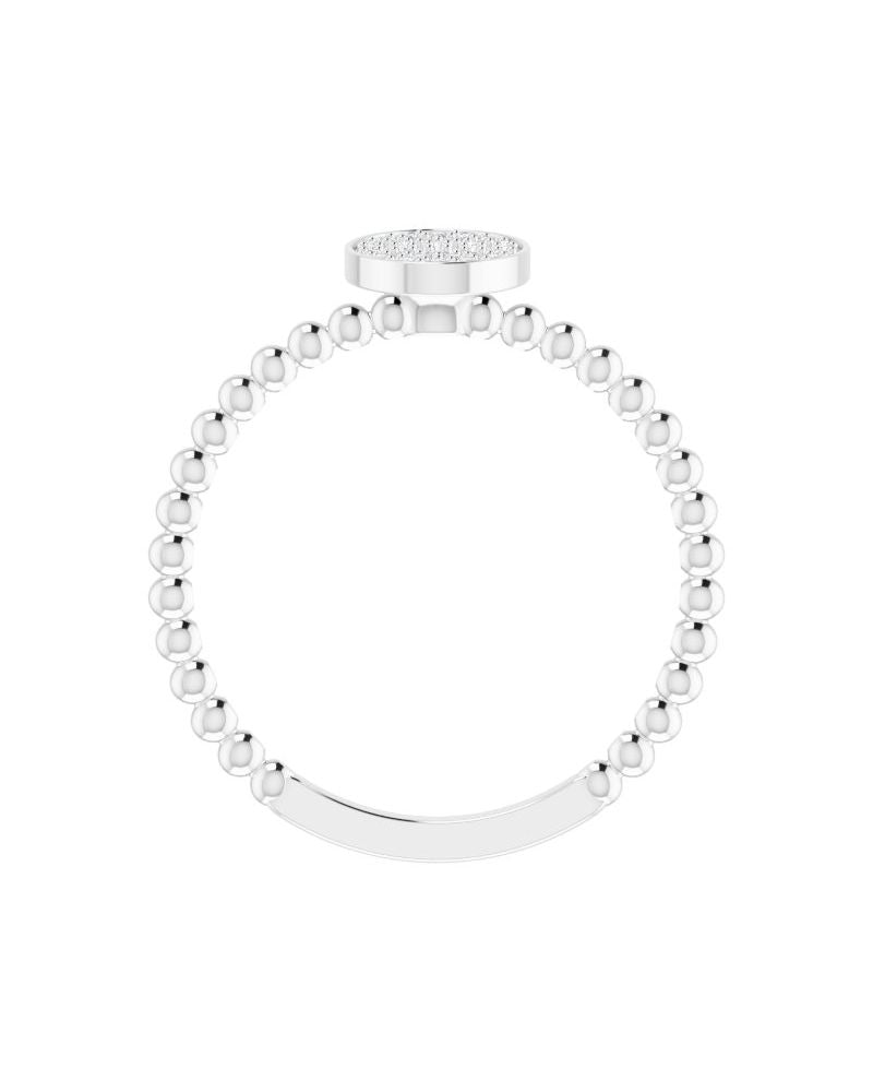 Anel Cluster em Ouro 14k com Diamantes Naturais – Modelo 4
