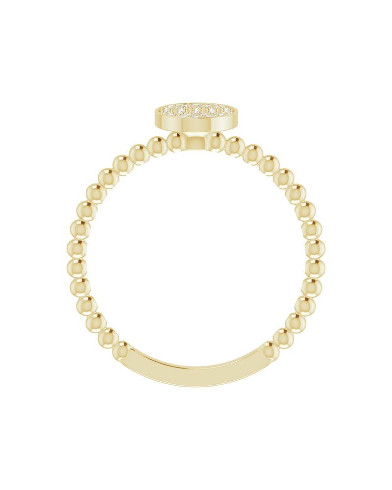 Anel Cluster em Ouro 14k com Diamantes Naturais – Modelo 4