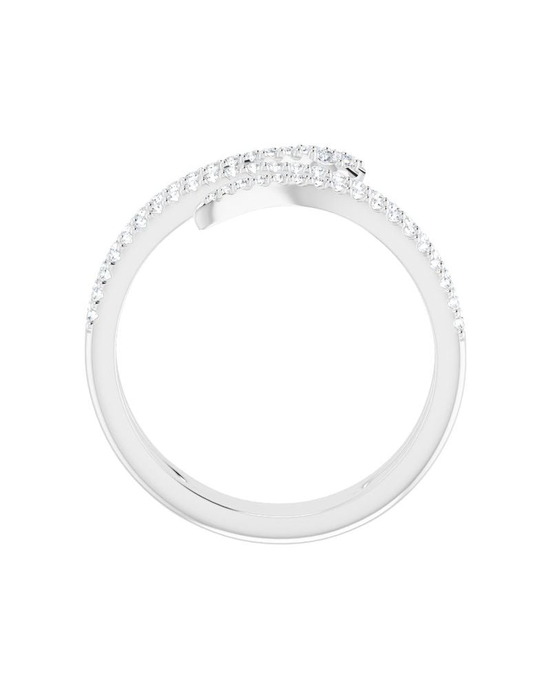 Anel Cobra em Ouro 14k com Diamantes Naturais