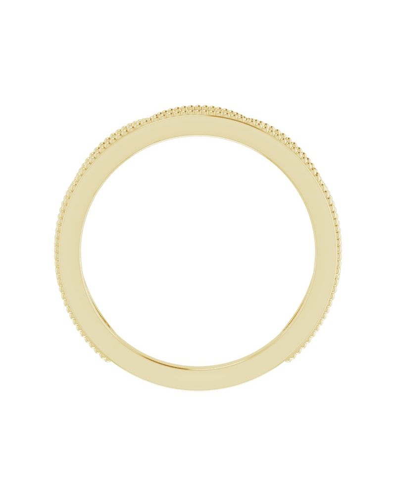Anel Coroa Cravejado Empilhável em Ouro 14k com Diamantes Naturais – Modelo 2