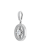 Pingente Halo em Ouro 14k com Diamantes Naturais – Modelo 14