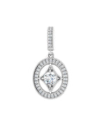 Pingente Halo em Ouro 14k com Diamantes Naturais – Modelo 14