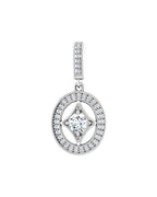 Pingente Halo em Ouro 14k com Diamantes Naturais – Modelo 14