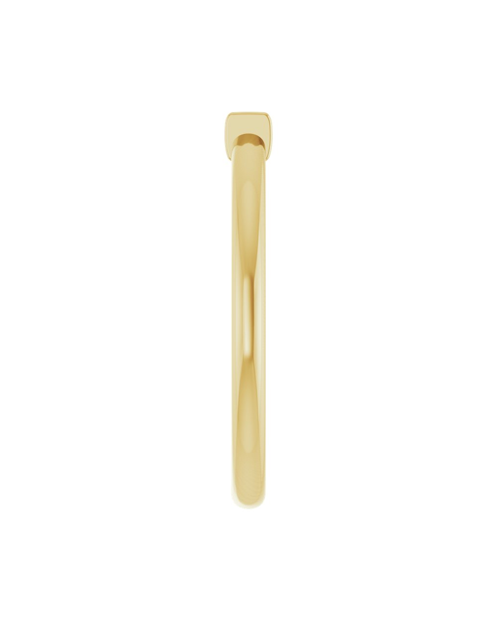 Anel Diamante Baguete em Ouro 14k – Amarelo 14k