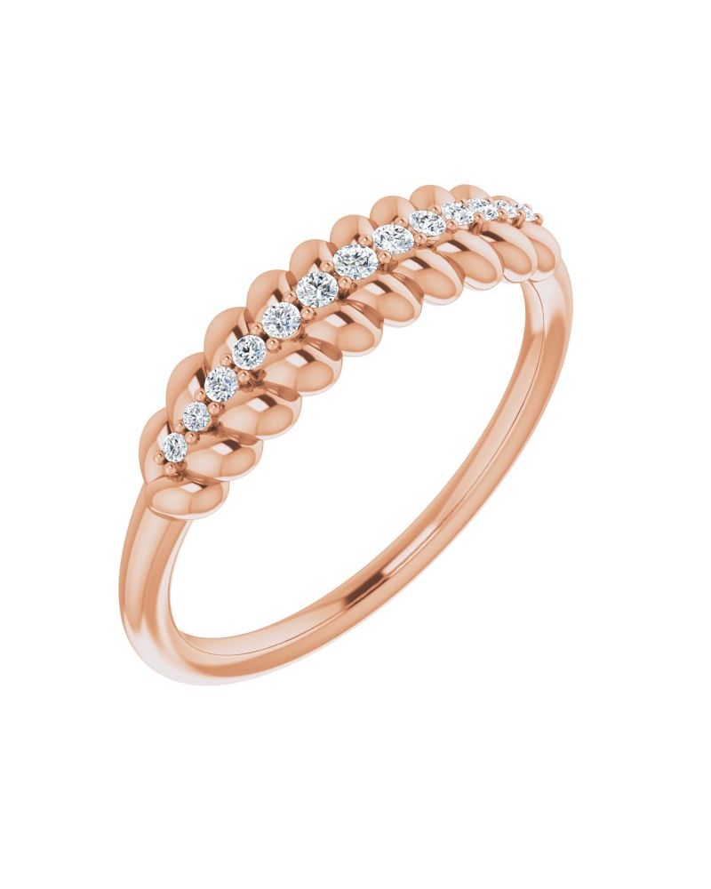 Anel Cravejado em Ouro 14k com Diamantes Naturais – Modelo 24