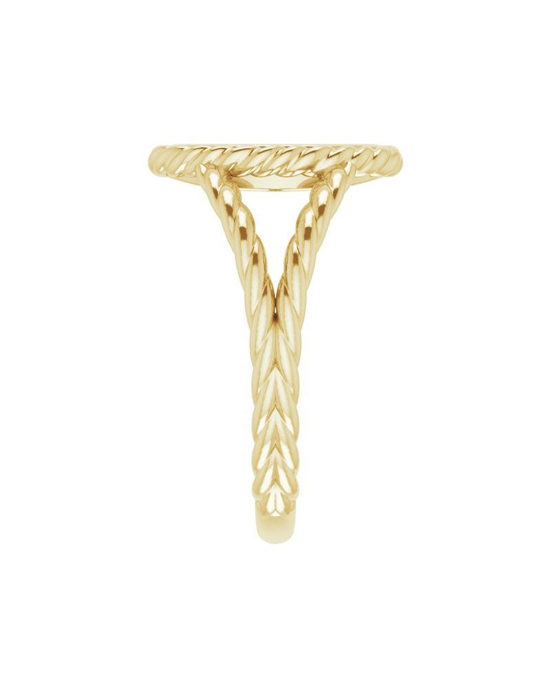 Anel Cruz em Ouro 14k com Diamantes Naturais – Modelo 2