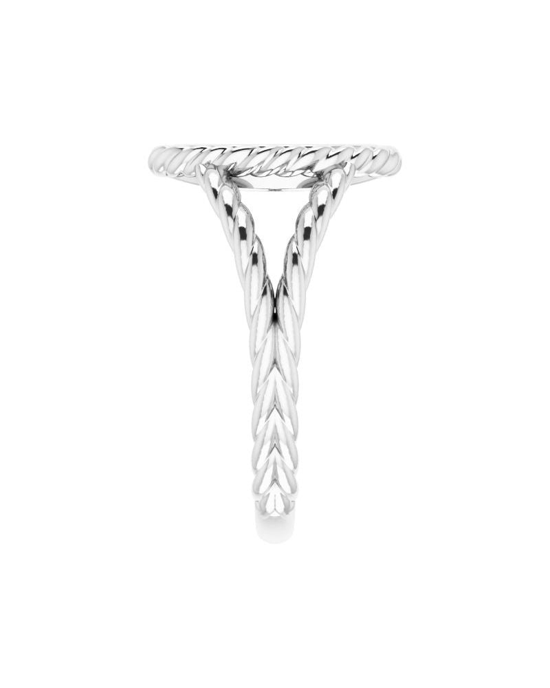 Anel Cruz em Ouro 14k com Diamantes Naturais – Modelo 2