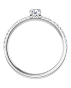 Anel Assimétrico Empilhável em Ouro 14k com Diamantes Naturais – Modelo 3
