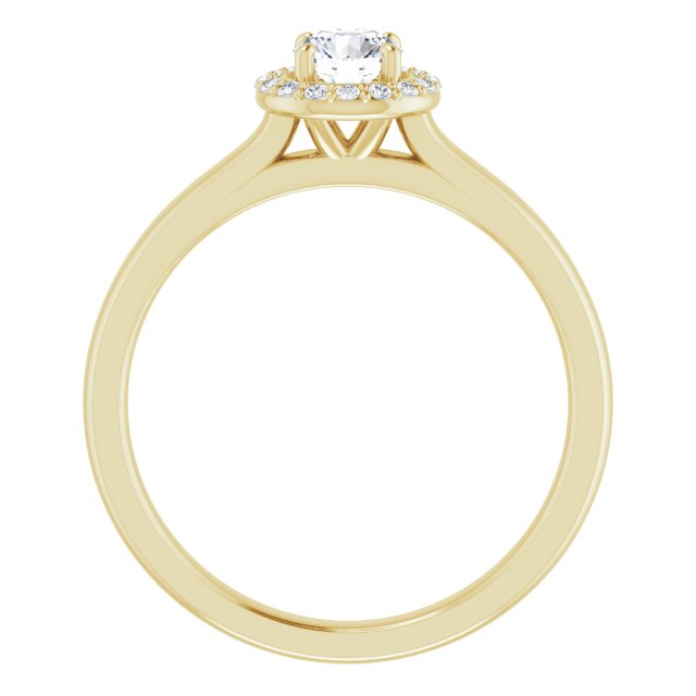 Halo – Ouro Amarelo 14k – vista frontal