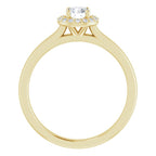 Halo – Ouro Amarelo 14k – vista frontal