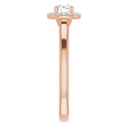 Halo – Ouro Rosé 14k – perfil
