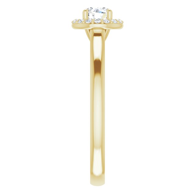Halo – Ouro Amarelo 14k – perfil