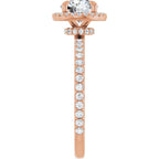 Halo – Modelo 5 – Rosé 14k – perfil