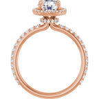 Halo – Modelo 5 – Rosé 14k – vista frontal