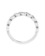 Anel Cravejado Empilhável em Ouro 14k com Diamantes Naturais – Modelo 23