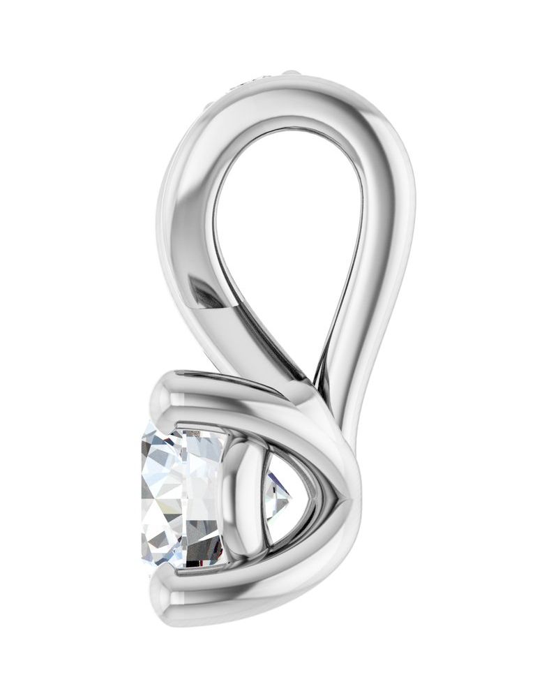 Pingente Cravejado em Ouro 14k com Diamantes de Laboratório