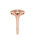 Anel Cravejado Vintage em Ouro 14k com Diamantes Naturais