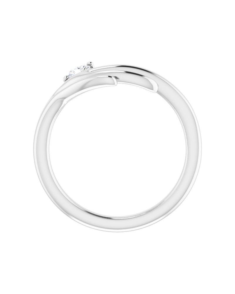 Anel Solitário em Ouro 14k com Diamantes Naturais – Modelo 11