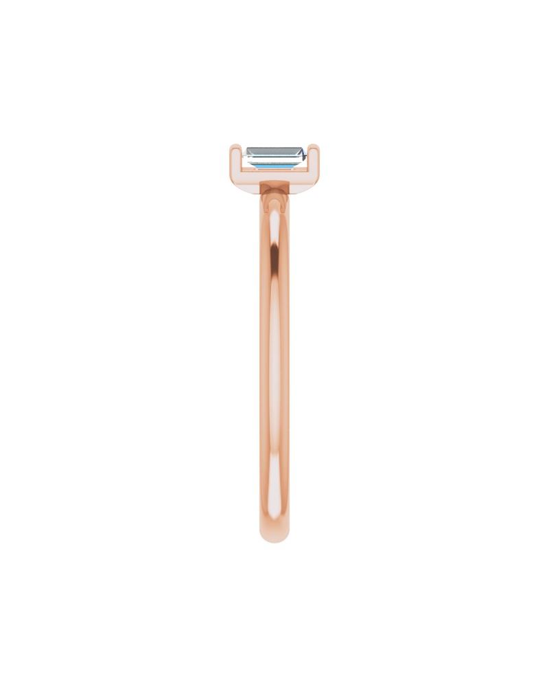 Anel Duas Pedras em Ouro 14k com Diamantes Naturais – Modelo 4