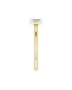 Anel Duas Pedras em Ouro 14k com Diamantes Naturais – Modelo 4