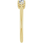 Laterais Cravejadas Modelo 2 – Ouro Amarelo 14k – perfil