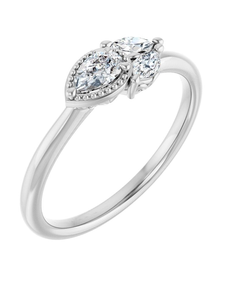 Anel Cravejado em Ouro 14k com Diamantes Naturais – Modelo 20