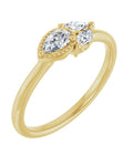 Anel Cravejado em Ouro 14k com Diamantes Naturais – Modelo 20